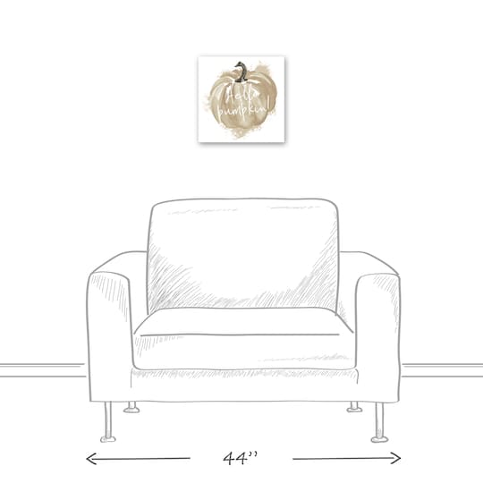 Hello Pumpkin Fall Canvas Wall Art